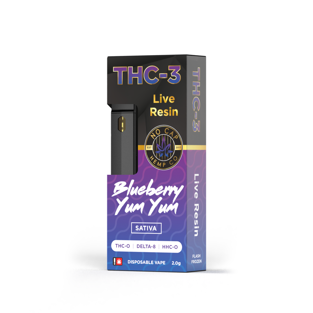 No Cap Blueberry Yum - Vape Desechable - 2gr Sativa